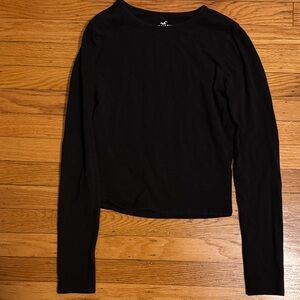 Hollister Black Long Sleeve Tee